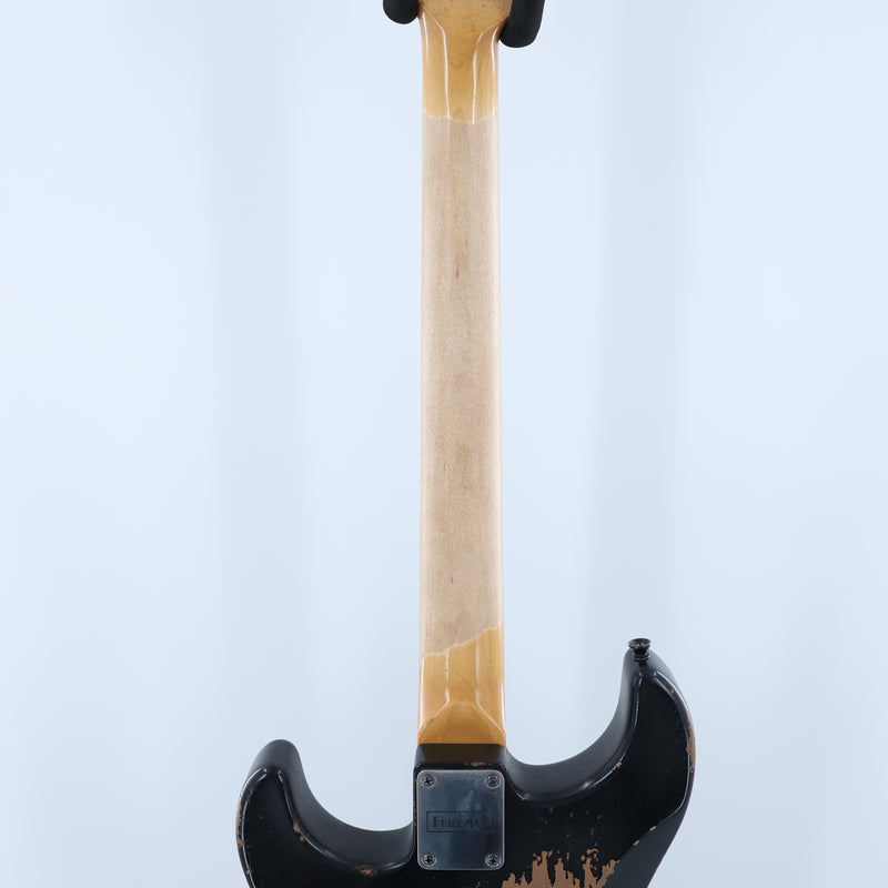 Friedman USA Custom Shop Cali - Aged Black/Charcoal American Flag Nitro Finish - Signed by Dave Friedman