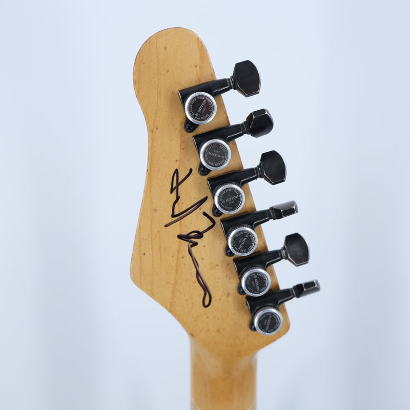 Friedman USA Custom Shop Cali - Aged Black/Charcoal American Flag Nitro Finish - Signed by Dave Friedman