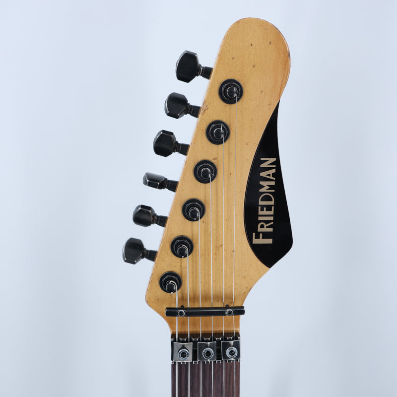 Friedman USA Custom Shop Cali - Aged Black/Charcoal American Flag Nitro Finish - Signed by Dave Friedman