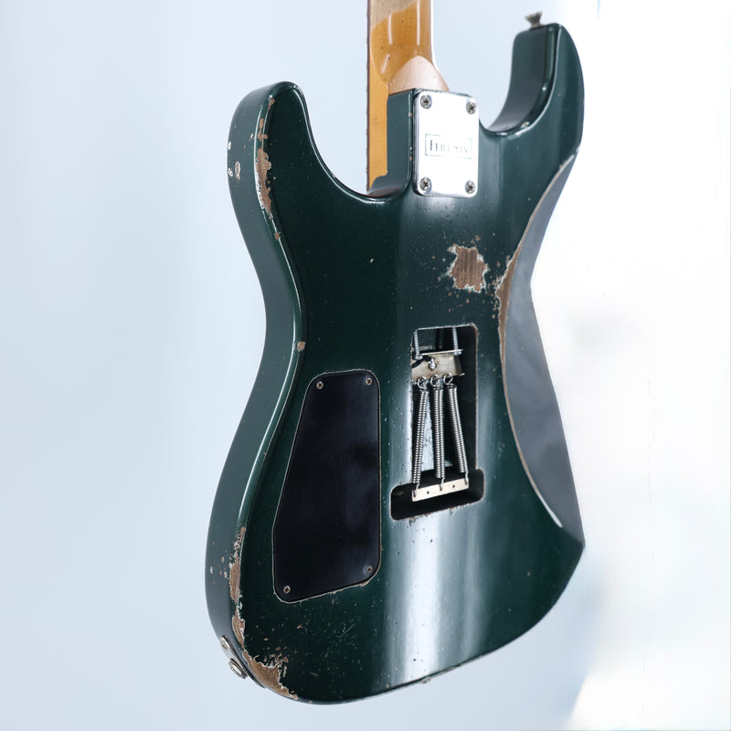 Friedman USA Custom Shop Cali - Aged British Racing Green w/Competition Stripe - Signed by Dave Friedman