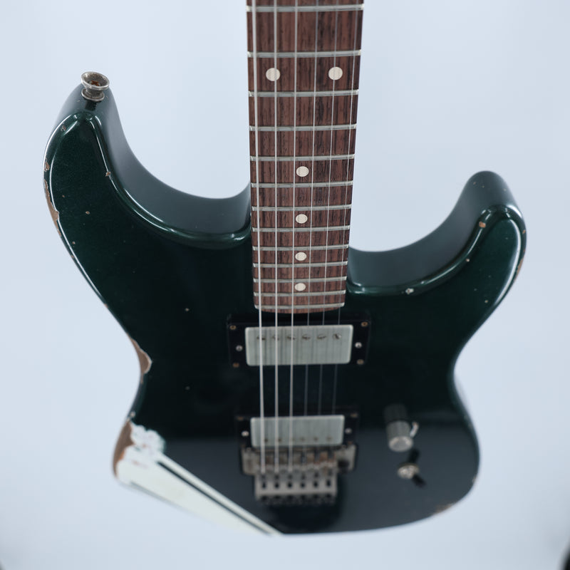Friedman USA Custom Shop Cali - Aged British Racing Green w/Competition Stripe - Signed by Dave Friedman