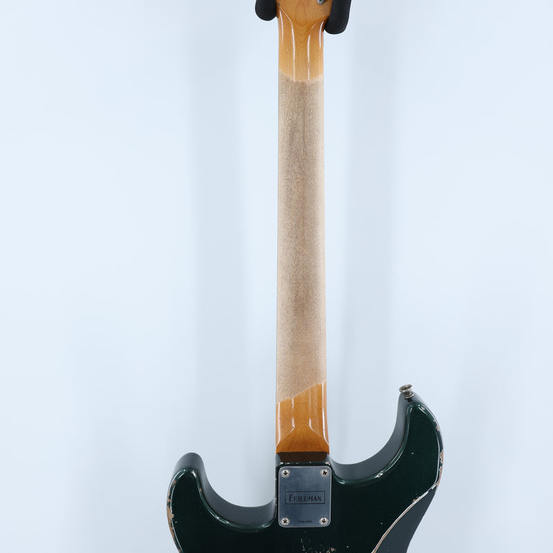 Friedman USA Custom Shop Cali - Aged British Racing Green w/Competition Stripe - Signed by Dave Friedman