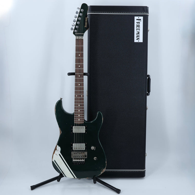 Friedman USA Custom Shop Cali - Aged British Racing Green w/Competition Stripe - Signed by Dave Friedman