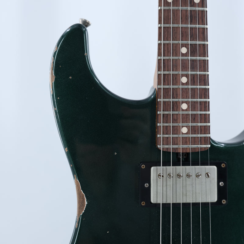 Friedman USA Custom Shop Cali - Aged British Racing Green w/Competition Stripe - Signed by Dave Friedman