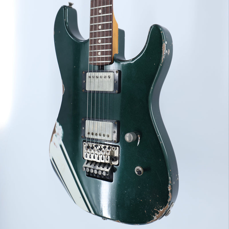 Friedman USA Custom Shop Cali - Aged British Racing Green w/Competition Stripe - Signed by Dave Friedman