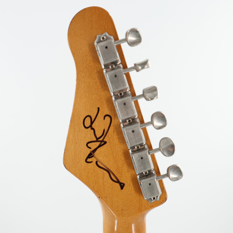 Friedman USA Custom Shop Vintage T HH - Lake Placid Blue Metallic w/ Racing Stripe - Signed by Dave Friedman