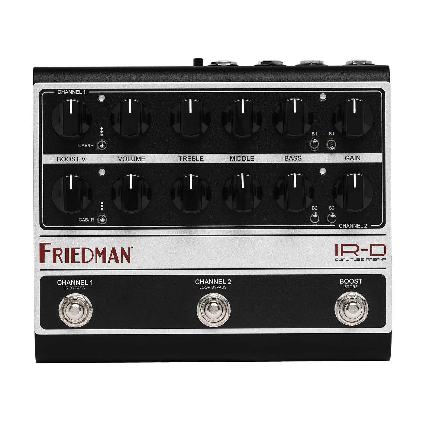 high voltage tube pedal Friedman IR-D Dual-Channel High Voltage Tube Preamp DI + IR Pedal New