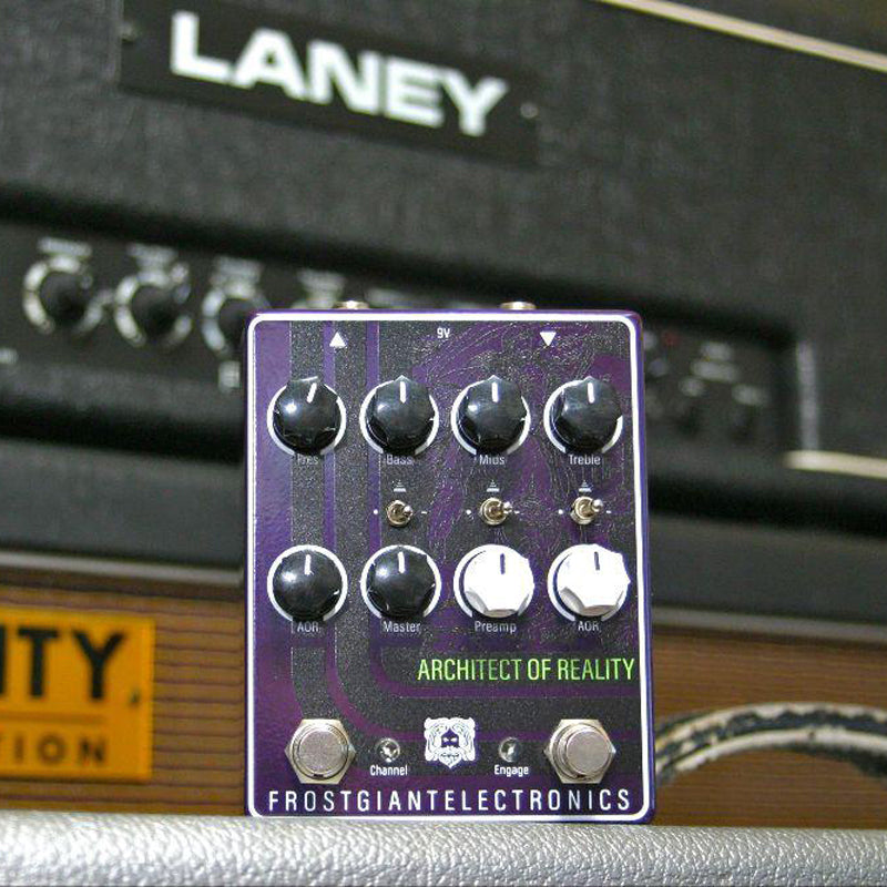 Frost Giant Electronics Architect of Reality Dual Channel Preamp Pedal - Limited Edition Purple