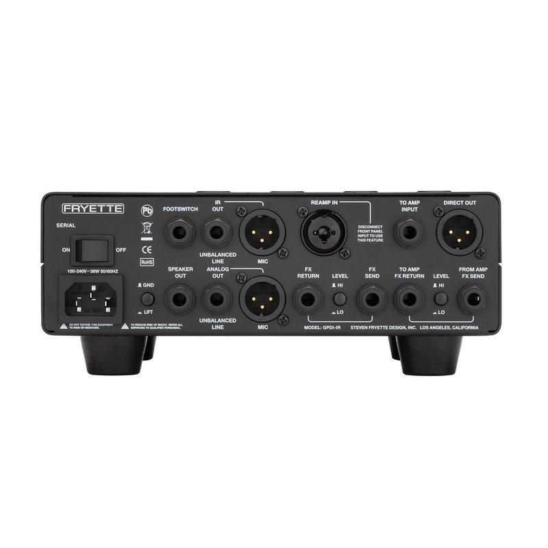 Fryette Amplification GPDI/IR Valvulator GP/DI Direct Recording Tube Amp Head