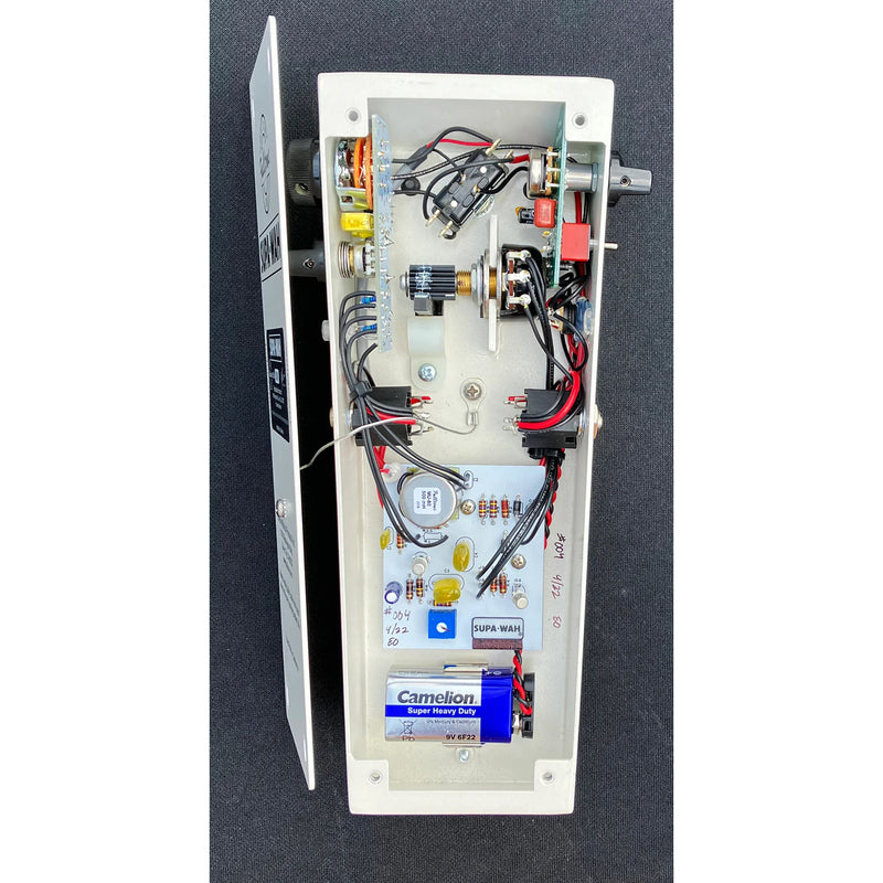 Fulltone Supa Wah Custom Shop Sparkle White 5-Voice Wah Wah with BC109B Transistors