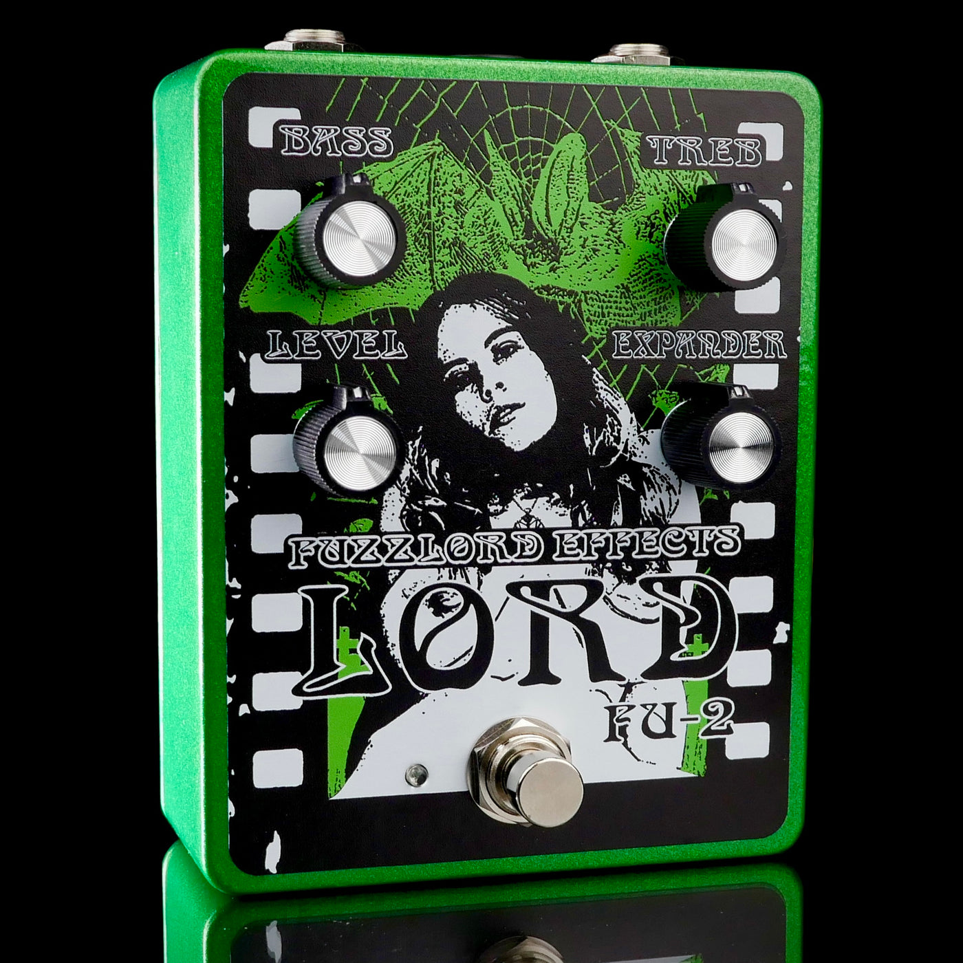 Fuzzlord FU-2 Green Sparkle – Motor City Guitar