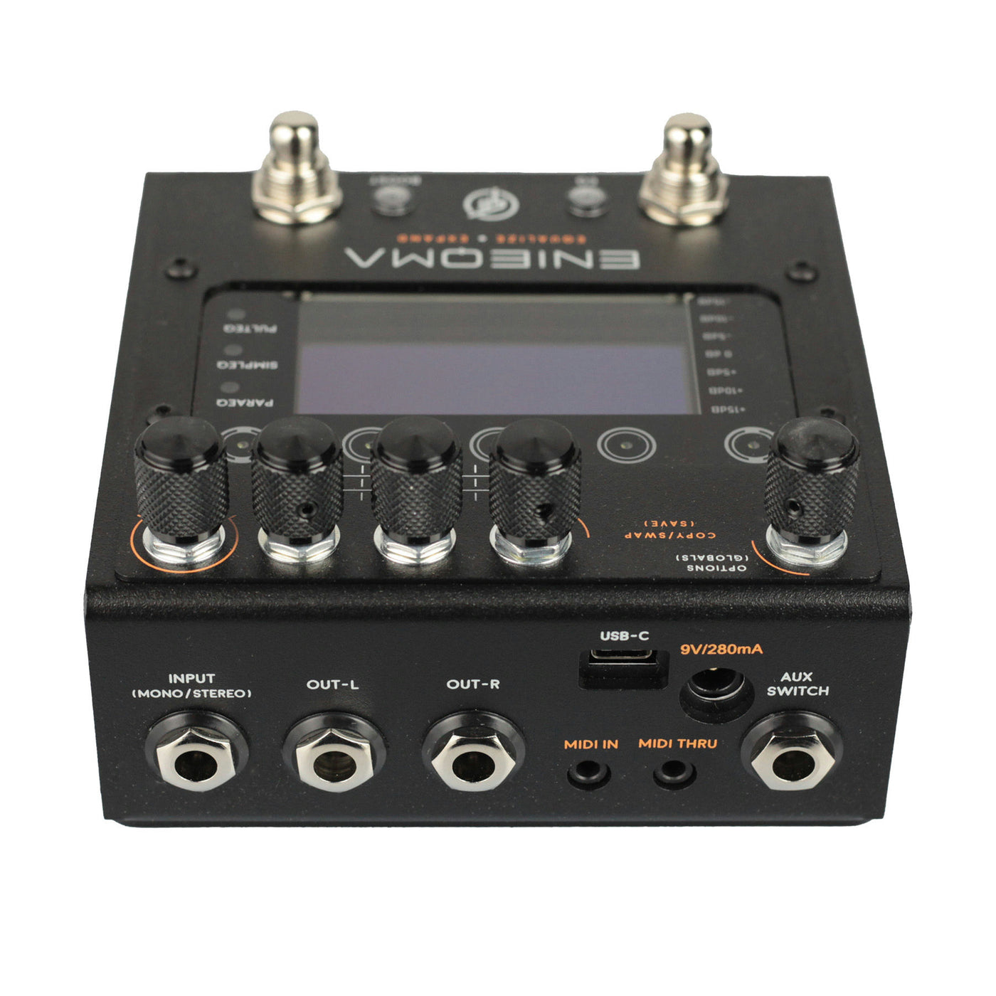 stereo boost pedal GFI System Enieqma EQ Boost – Motor City Guitar
