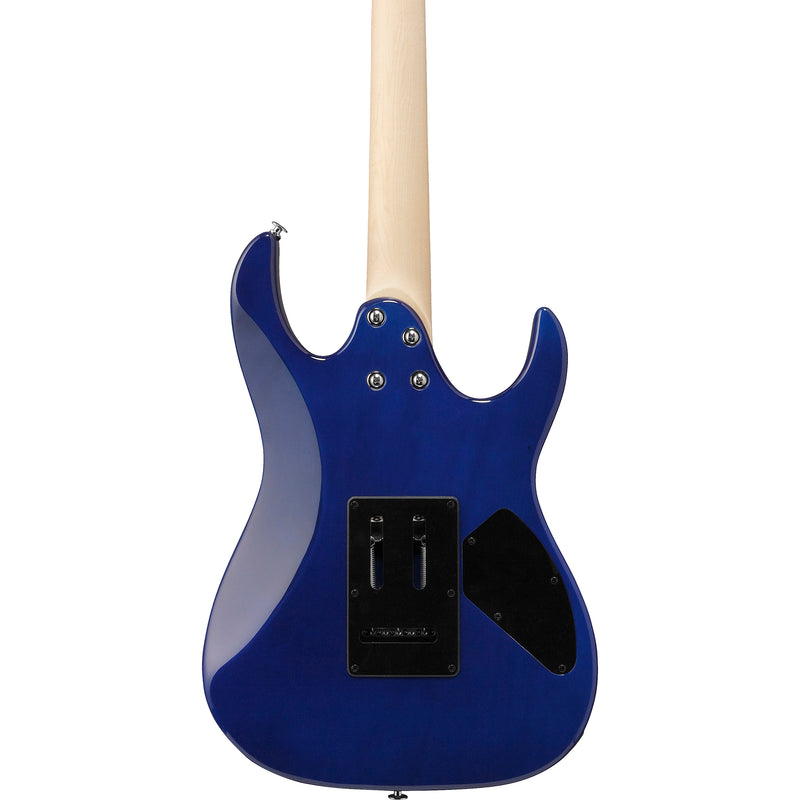 Ibanez GRX70QAL GIO RX Guitar - Left Handed - Transparent Blue Burst
