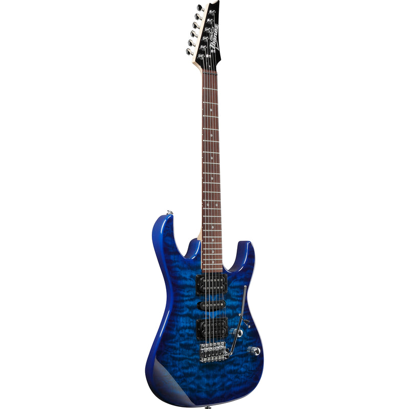 Ibanez GRX70QATBB GIO RX Guitar - Transparent Blue Burst