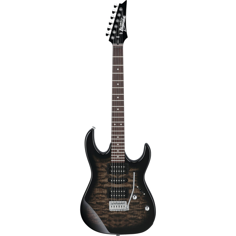Ibanez GRX70QA GIO RX Guitar - Transparent Black Sunburst