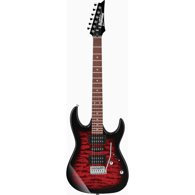 Ibanez GRX70QATRB GIO RX Guitar - Transparent Red Burst