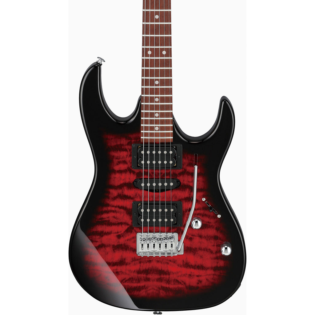 Ibanez GRX70QATRB GIO RX Guitar - Transparent Red Burst
