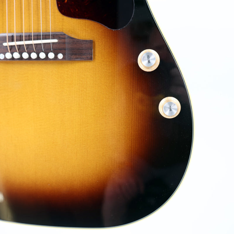 Gibson J-160E Acoustic-Electric Guitar w/ Hardshell Case - Vintage Sunburst