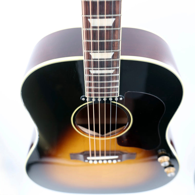 Gibson J-160E Acoustic-Electric Guitar w/ Hardshell Case - Vintage Sunburst