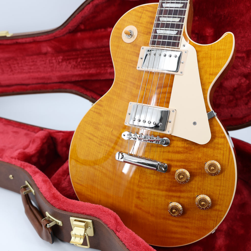 Gibson Les Paul Standard 50s Figured Top Guitar w/ Gibson Hardshell Case - Honey Amber