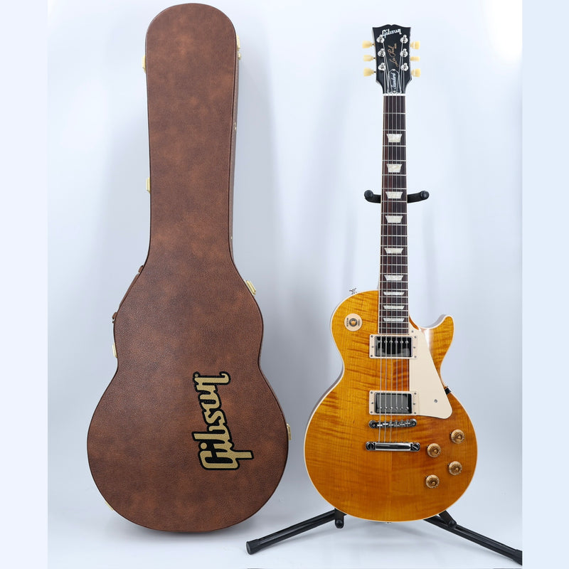 Gibson Les Paul Standard 50s Figured Top Guitar w/ Gibson Hardshell Case - Honey Amber