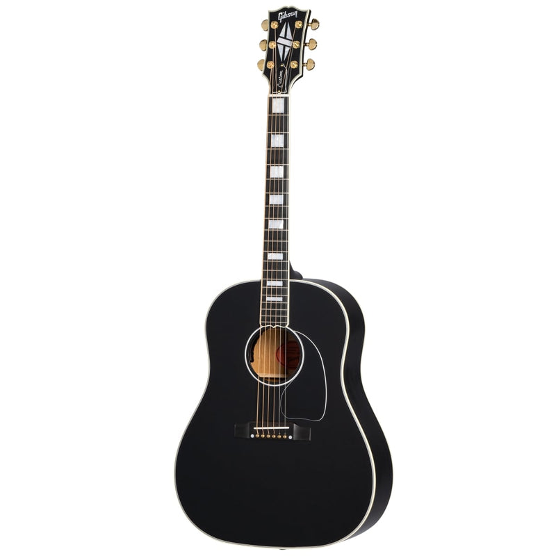 Gibson J-45 Custom Acoustic-Electric Guitar w/ L.R. Baggs Pickup and Hardshell Case - Ebony