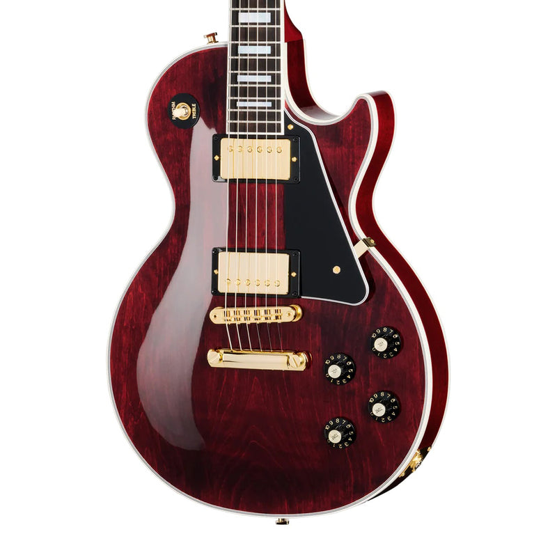 Gibson '70s Les Paul Custom Electric Guitar - Wine Red