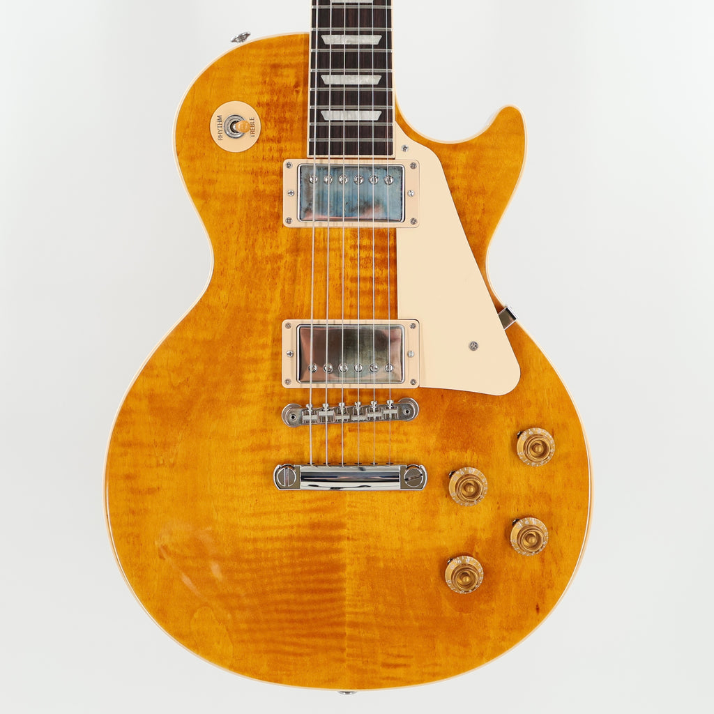 Gibson Les Paul Standard 50s Figured Top Guitar w/ Gibson Hardshell Case - Honey Amber