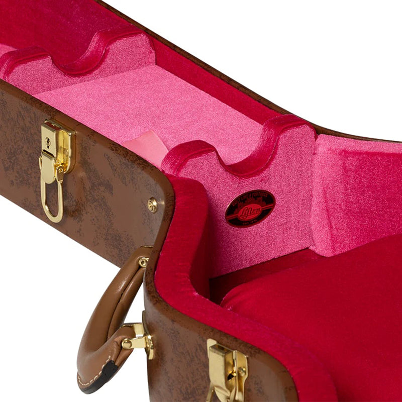 Gibson Lifton ES-335 Historic Brown/Pink Hardshell Case