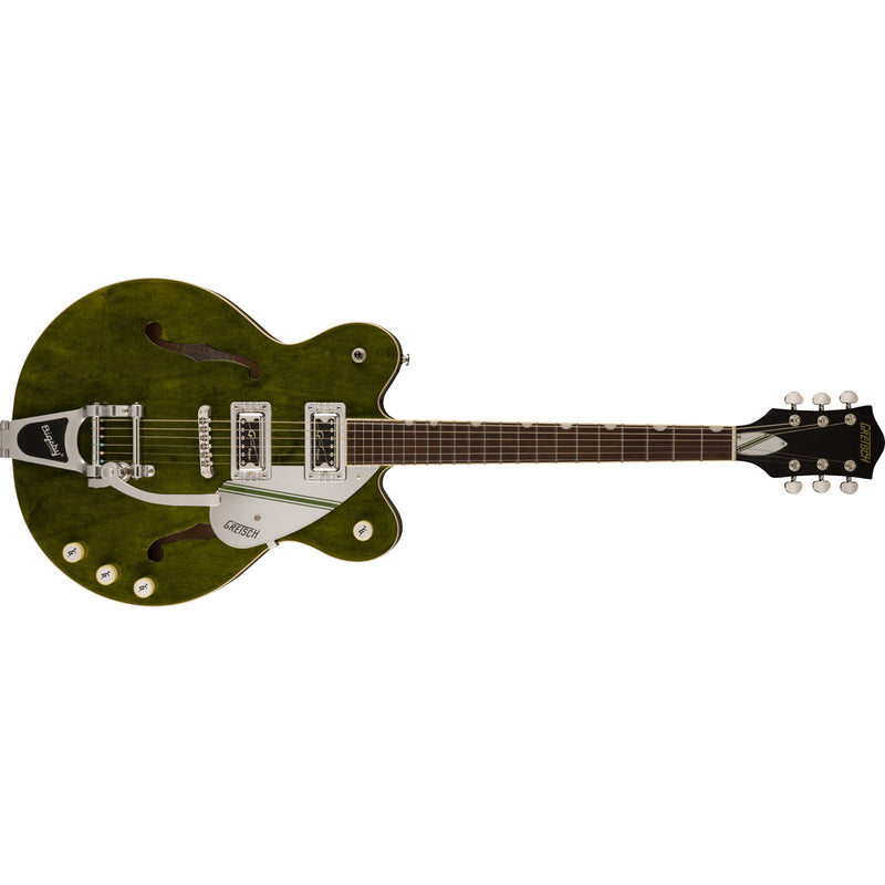 Gretsch G2604T Limited Edition Streamliner Rally II Center Block Guitar w/ Bigsby B70 - Rally Green Stain