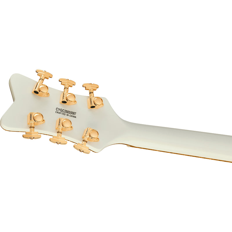 Gretsch Synchromatic Falcon Hollow Body Guitar w/ Bigsby & Hardshell Case - Snowcrest White