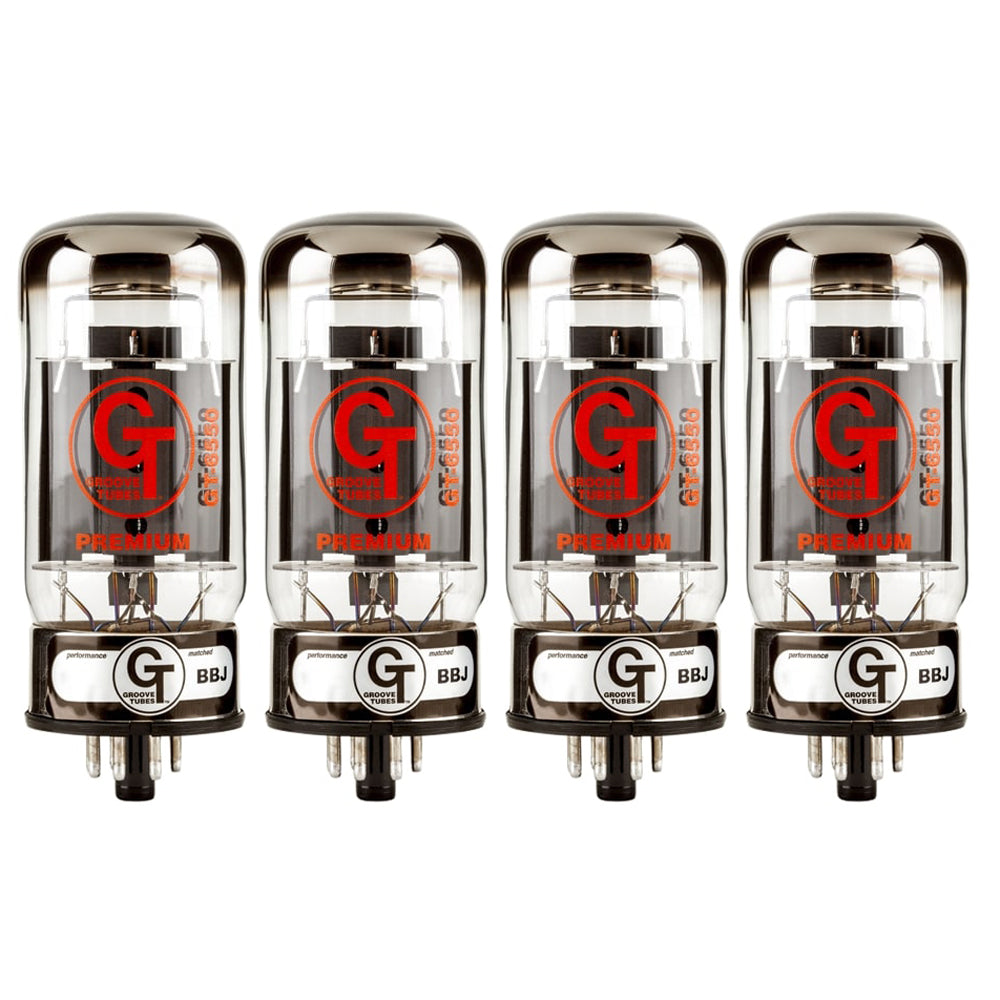Groove Tubes GT-6550-R Quartet Matched Power Tubes Medium Power