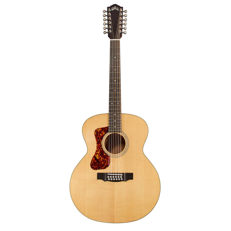 Guild F-2512E Maple Left-handed 12-string Acoustic-electric Guitar - Blonde