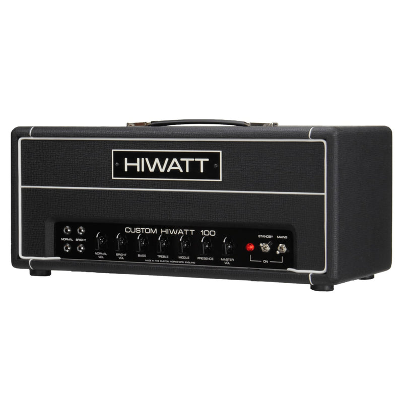 Hiwatt UK DR-103 Custom 100 100-Watt Hand-Wired Tube Guitar Head