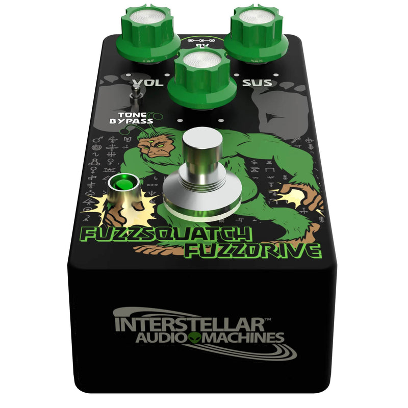 Interstellar Audio Machines Fuzzsquatch Fuzzdrive Fuzz Pedal