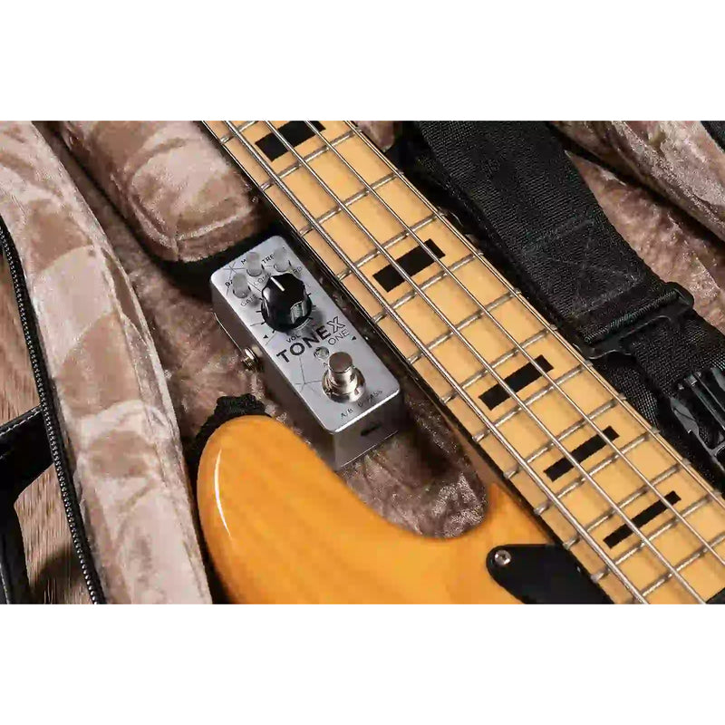 IK Multimedia TONEX ONE Pedal Bass Edition Amplifier/Cab/Effect Modeling Pedal - Silver