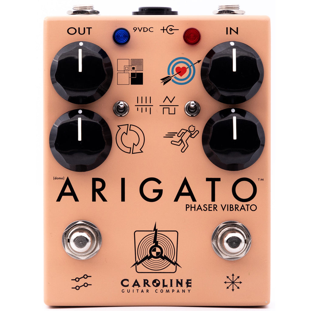 Caroline Arigato Phaser/Vibrato Guitar Effects Pedal