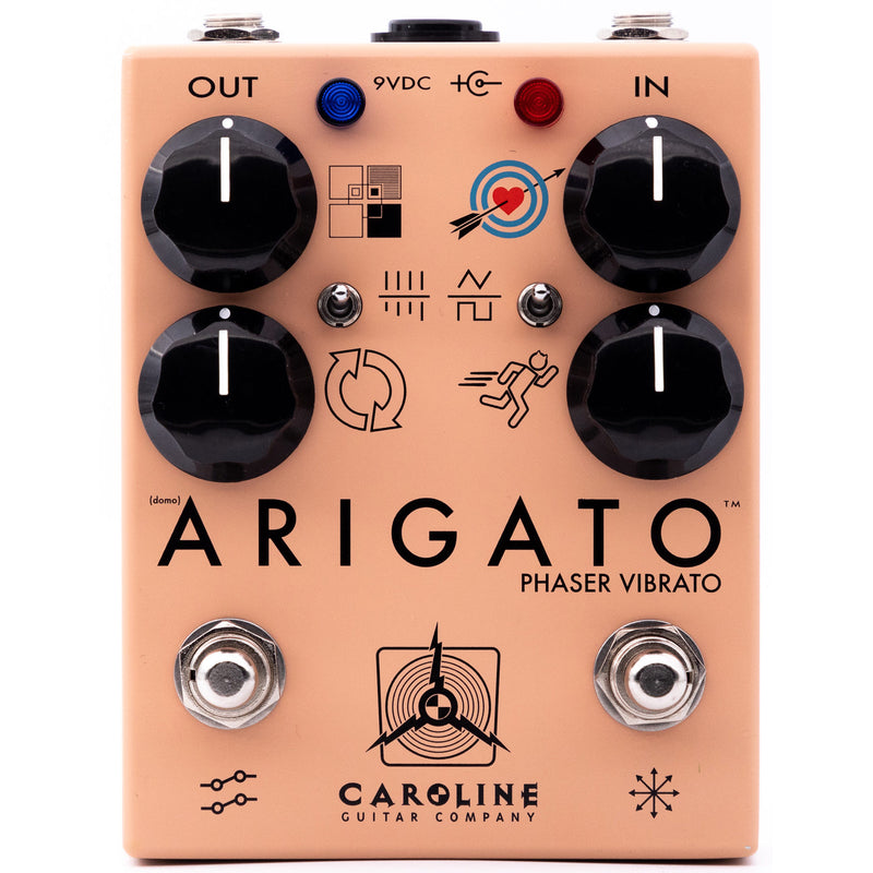 Caroline Arigato Phaser/Vibrato Guitar Effects Pedal