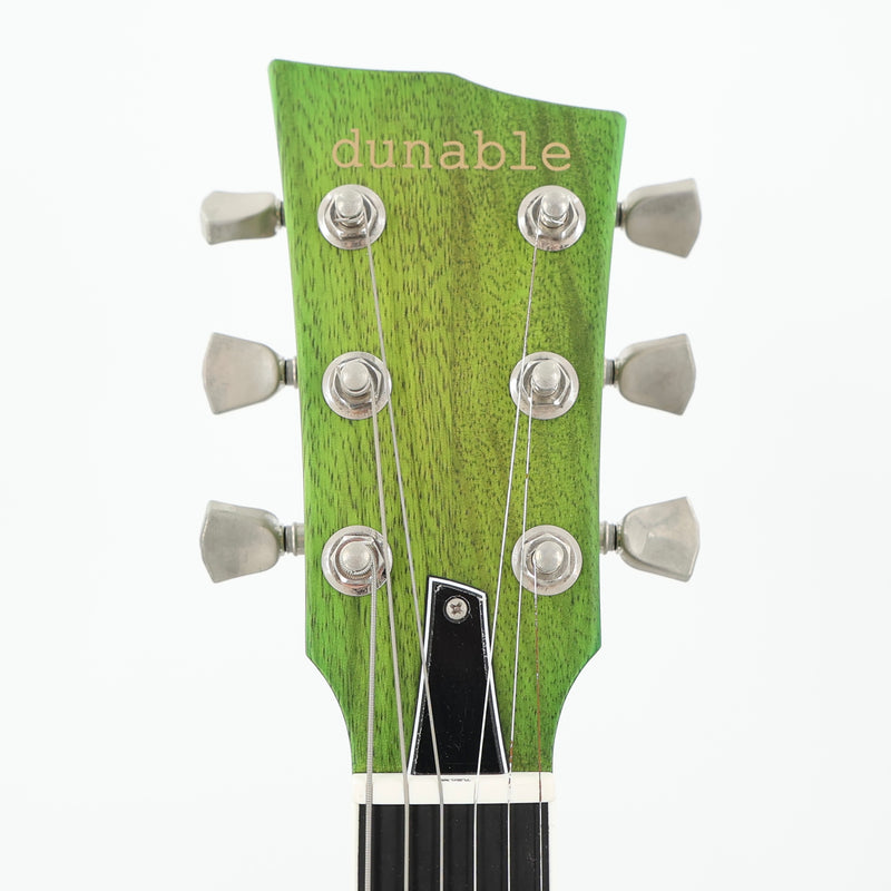 Dunable USA Custom Shop Gnarwhal Black Limba - Transparent Slime Green Burst