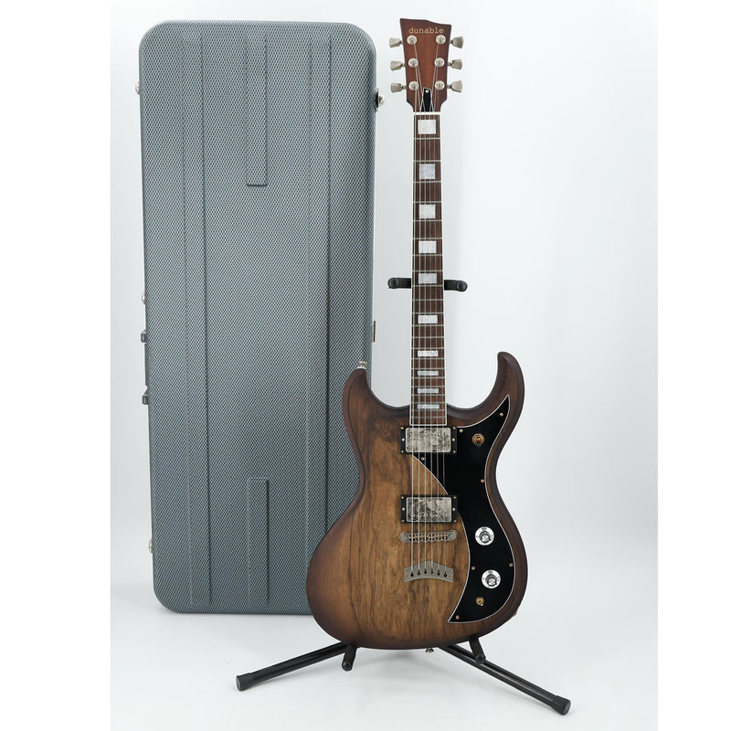 Dunable USA Custom Shop Gnarwhal Black Limba - Pearl Block - Tobacco Edge