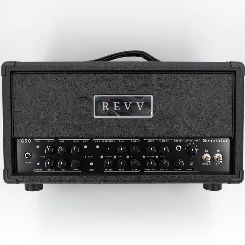 Revv Generator G50 - 50-watt Tube Head - Custom Black Western Tolex