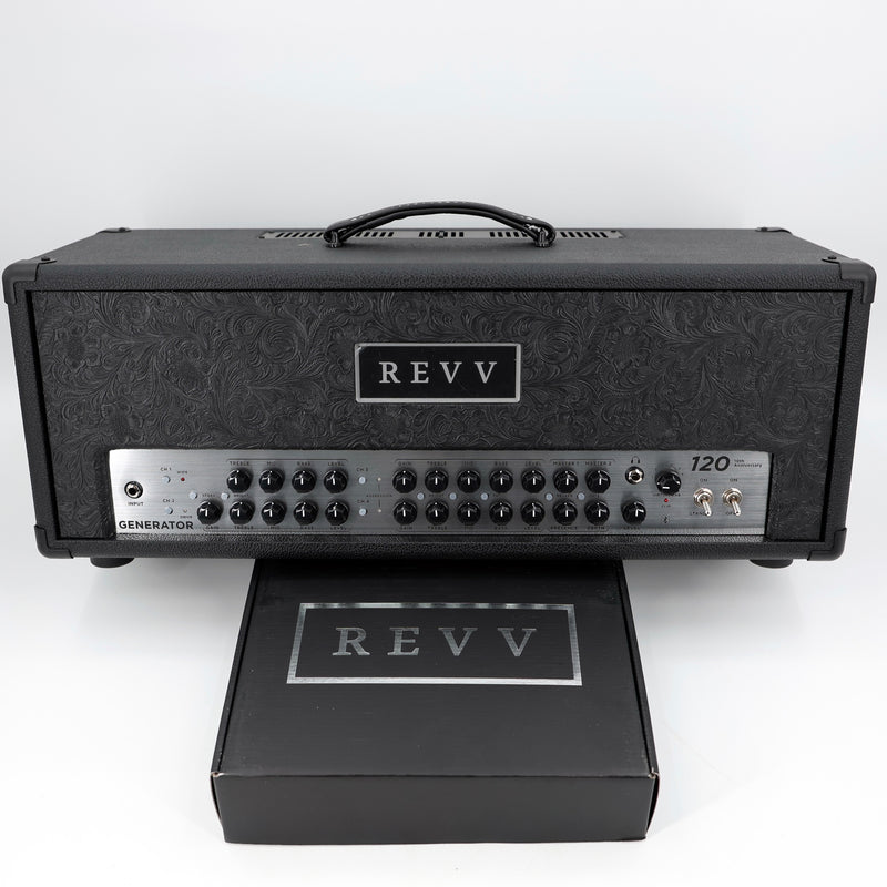 Revv Generator 120 MKIII 120-watt Tube Head 10th Anniversary - Custom Black Western Tolex