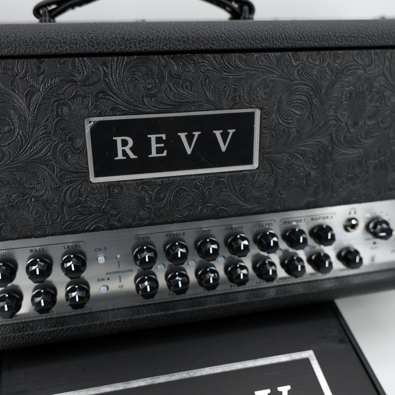 Revv Generator 120 MKIII 120-watt Tube Head 10th Anniversary - Custom Black Western Tolex