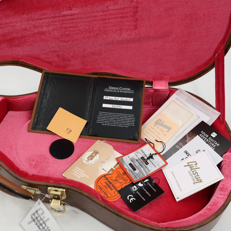 Gibson Custom Shop 1959 Les Paul Standard Reissue Electric Guitar - Iced Tea Burst, VOS
