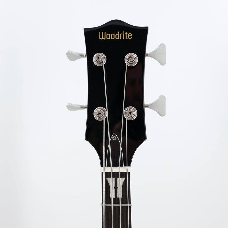 Woodrite Warlord Bass w/ Hardshell Case - Aged Silverburst