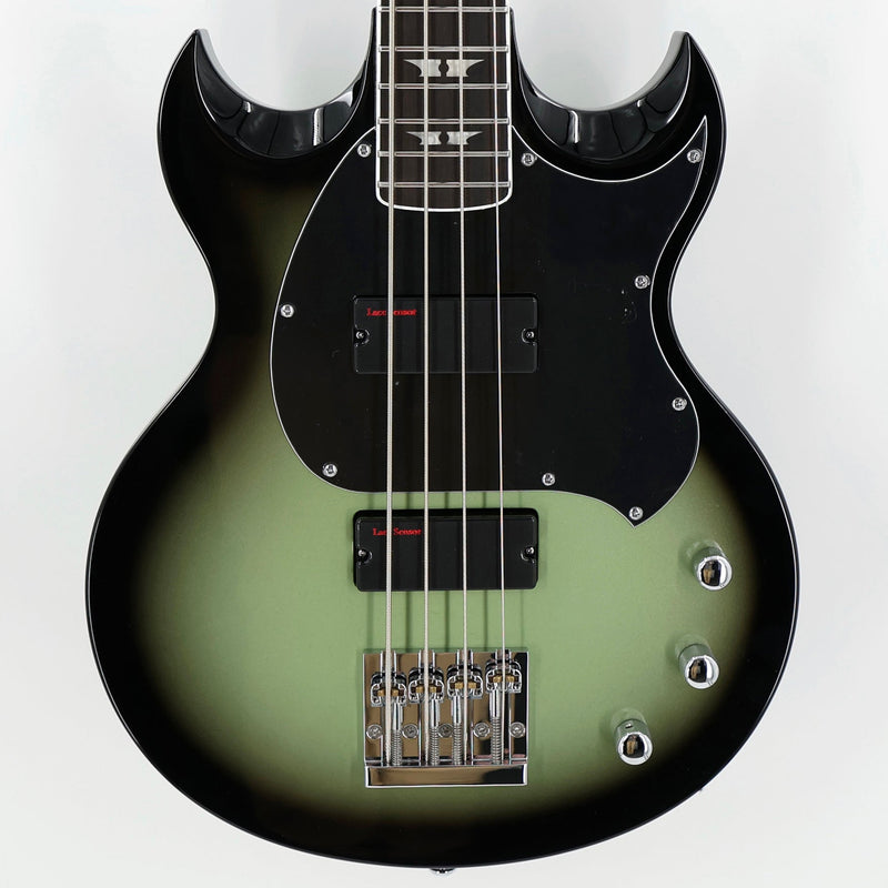 Woodrite Warlord Bass w/ Hardshell Case - Aged Silverburst