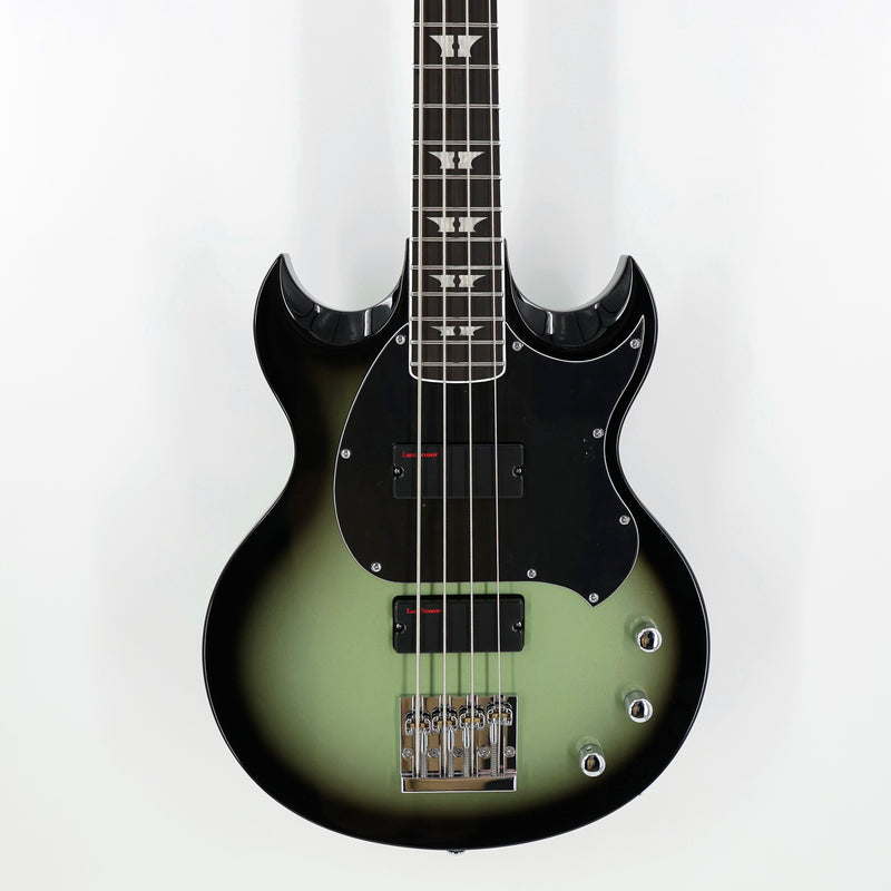 Woodrite Warlord Bass w/ Hardshell Case - Aged Silverburst