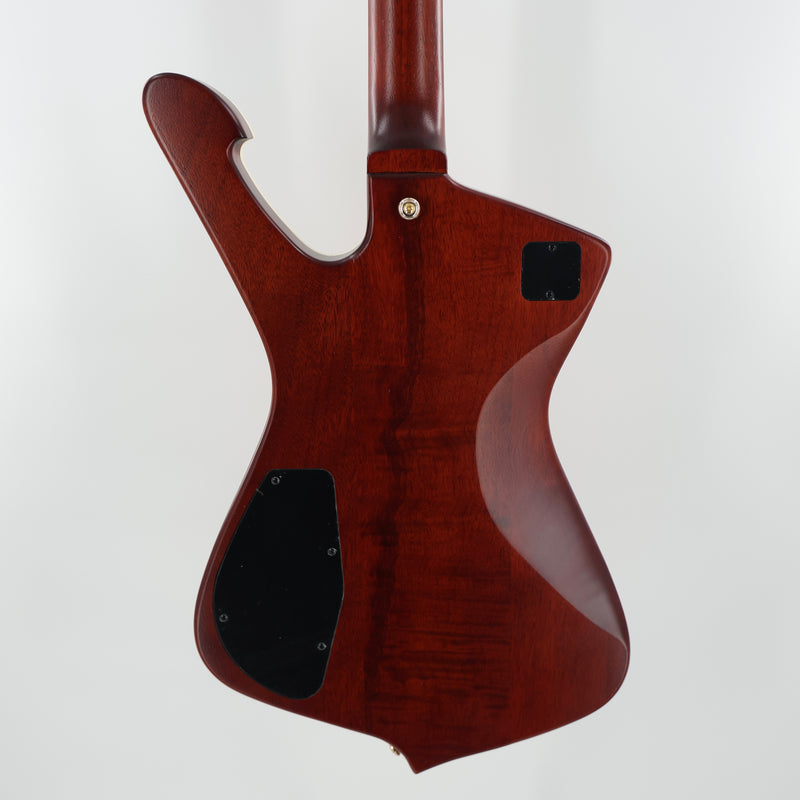 Ibanez IC420FM Iceman Guitar w/ Gig Bag - Caramel Burst Low Gloss