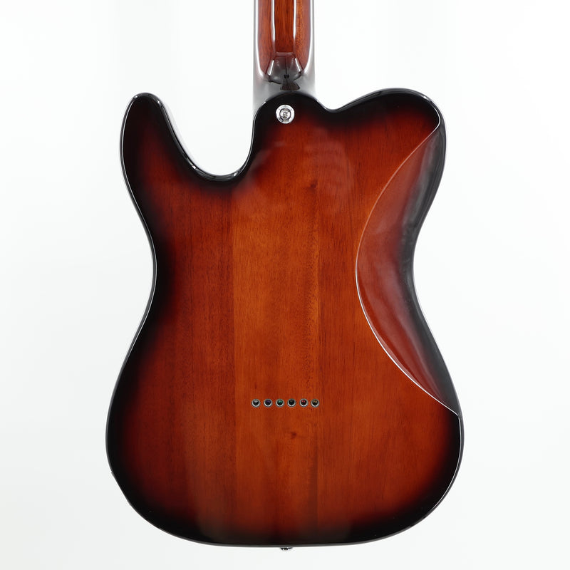 Woodrite Firecaster w/ Hardshell Case - Tobacco Sunburst with White Pickguard