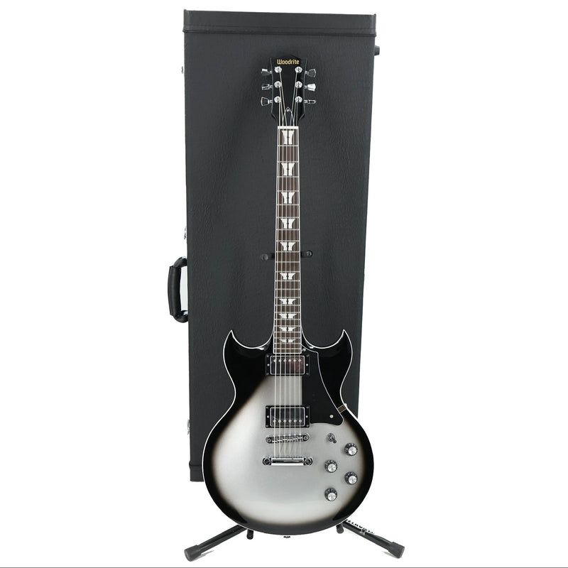Woodrite Warlord Standard Silverburst w/Case